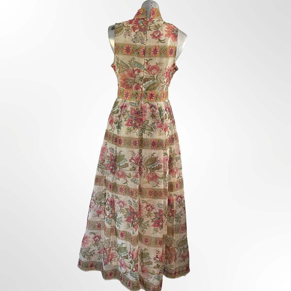Vintage Avalon Classics Floral Maxi Dress Cottagecore Boho - Picture 4 of 6